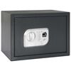 vidaXL Cofre Digital com bloqueio Cinzento escuro 35 x 25 x 25 cm A&ccedil;o