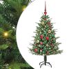 vidaXL &Aacute;rvore de Natal Artificial Pr&eacute;-iluminada com Conjunto de Bolas