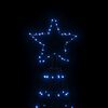 vidaXL &Aacute;rvore de Natal em cone 1400 luzes LED 160x500 cm azul