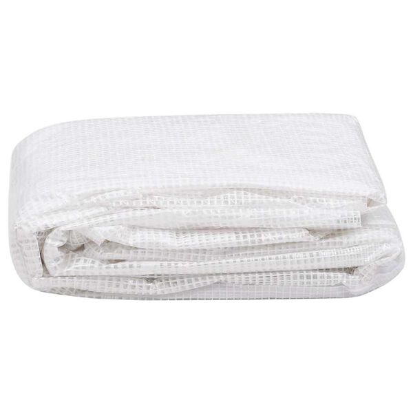 vidaXL Cobertura substitui&ccedil;&atilde;o p/ estufas 18 m&sup2; 3x6x2 m transparente