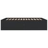 vidaXL Estrutura de cama 160x200 cm derivados de madeira preto