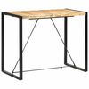 vidaXL Mesa de bar 140x70x110 cm madeira de mangueira maci&ccedil;a