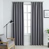 vidaXL Cortinas blackout com ganchos 2 pcs 140x175 cm cinzento