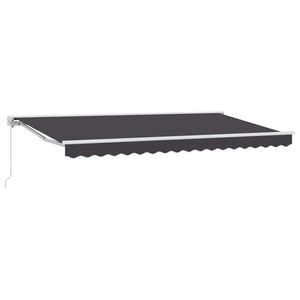 vidaXL Estrutura de Toldo Antracite 350 x 200 cm