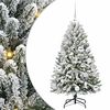 vidaXL &Aacute;rvore de Natal Artificial 120 cm 150 LED Branco quente
