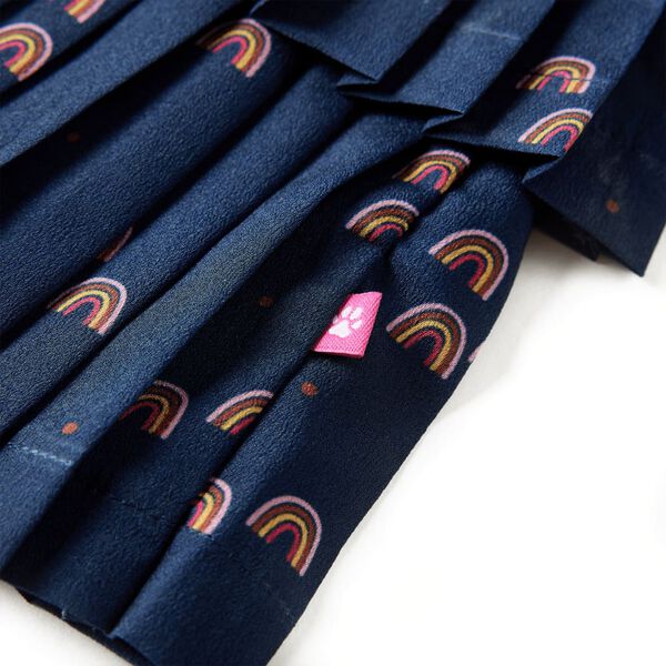 Saia para criança azul-marinho 128