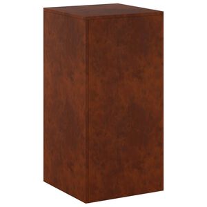 vidaXL Suporte para Plantas Ferro Enferrujado 40 x 40 x 80 cm