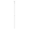 vidaXL Cabeceira de substitui&ccedil;&atilde;o 107 cm metal branco