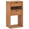 vidaXL Mesa de cabeceira 40x30x76 cm madeira de teca maci&ccedil;a