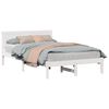vidaXL Estrutura da Cama Branco 120 x 190 cm Madeira de pinho maci&ccedil;a