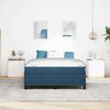 vidaXL Cama Box Azul 140 x 200 cm tecido