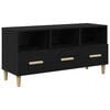 vidaXL Gabinete para TV 102 x 36 x 50 cm Carvalho Preto