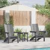 vidaXL Cadeira de Jardim 3 pcs Cinzento-claro 80,5 x 74,5 x 92 cm