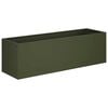 vidaXL Vaso de Jardim Verde-Azeitona 80 x 30 x 30 cm