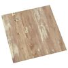 vidaXL Pranchas de Piso 5,11 m&sup2; 55 pcs PVC Creme e Marrom Claro
