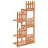 vidaXL Suporte de plantas 60x25x130 cm madeira de abeto maciça