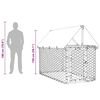 vidaXL Canil de exterior com telhado 200x100x150 cm