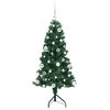vidaXL &Aacute;rvore de Natal artificial de canto Verde 150 cm PVC e Metal