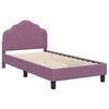 vidaXL Estrutura de Cama Infantil com Cabeceira Roxo 80 x 160 cm