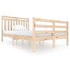 vidaXL Estrutura de cama 120x200 cm madeira maci&ccedil;a
