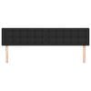 vidaXL Cabeceiras preto 180x5x78/88 cm couro artificial