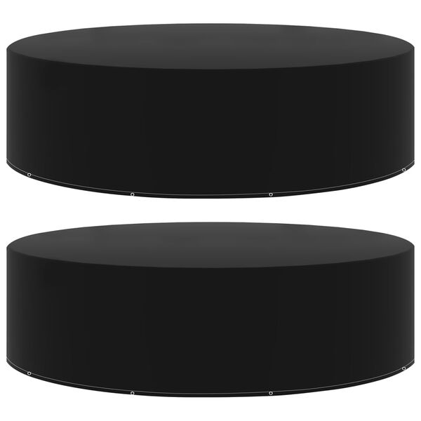 vidaXL Capas para mobiliário de jardim 2 pcs com 10 ilhós 205x90 cm