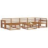 vidaXL Conjunto de Sof&aacute;s para Exterior 7 pcs Natural