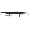vidaXL Estrutura de cama 200x200 cm metal preto