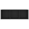 vidaXL Móveis de TV 4 pcs 107x35x37 cm contraplacado cinzento