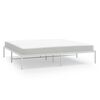 vidaXL Estrutura de cama 183x213 cm metal branco