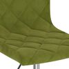 vidaXL Cadeiras de jantar girat&oacute;rias 2 pcs veludo verde-claro