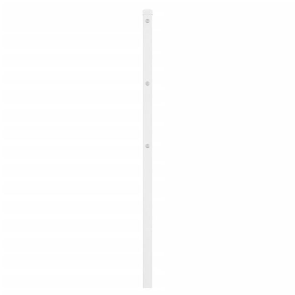 vidaXL Cabeceira de substitui&ccedil;&atilde;o 90 cm metal branco