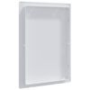 vidaXL Pain&eacute;is de Acesso 2 pcs Branco 15 x 23 cm Pl&aacute;stico ABS