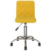 vidaXL Cadeiras de jantar girat&oacute;rias 2 pcs veludo amarelo mostarda