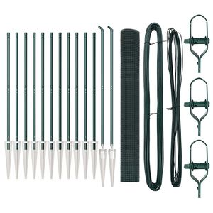 vidaXL Poste de Cerca Verde