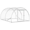vidaXL Galinheiro Prateado 200 x 150 x 100 cm A&ccedil;o Galvanizado