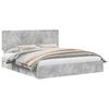 vidaXL Cama com Armazenamento com gaveta Cinzento 200 x 200 cm