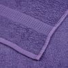 vidaXL Toalhas FROGN 10 pcs 100x200 cm 360 g/m&sup2; roxo