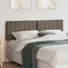 vidaXL Cabeceira estofada com cabeceira Marrom e Taupe 160 cm