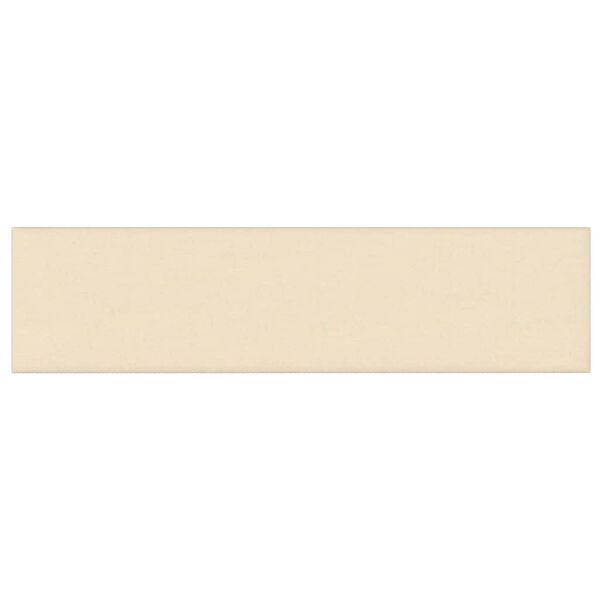 vidaXL Painel de parede 12 pcs 60x15 cm tecido 1,08 m² cor creme