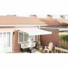 vidaXL Toldo Retr&aacute;til Branco 350 x 250 cm tecido