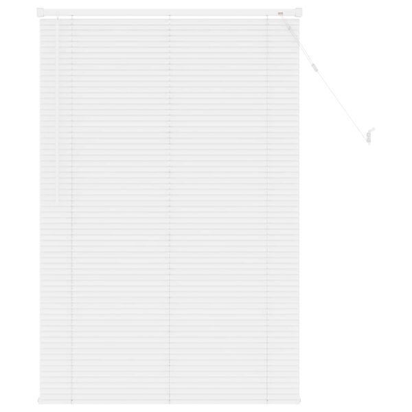 vidaXL Cortina Veneziana Manual Ajust&aacute;vel Branco 150 x 100 cm PVC