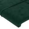 vidaXL Estrutura de cama sem colch&atilde;o 80x200 cm veludo verde-escuro