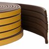 vidaXL Selante de Janela Autocolante Castanho 10 x 4 mm 12 m