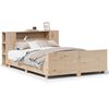 vidaXL Cama sem colch&atilde;o 150x200 cm madeira de pinho maci&ccedil;a