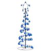 vidaXL &Aacute;rvore de Natal LED com Baubles 100 LEDs Branco Quente 150 cm