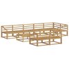 vidaXL Conjunto de Sof&aacute;s para Exterior 9 unid. Branco