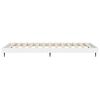 vidaXL Estrutura de cama 75x190 cm derivados de madeira branco