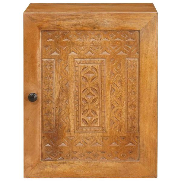 vidaXL Armário de Banheiro com porta Marrom Claro 38 x 33 x 48 cm