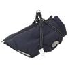 vidaXL Casaco para C&atilde;es Azul Marinho L48 Velo e Poli&eacute;ster